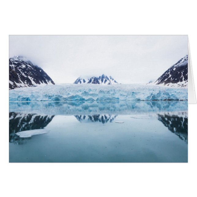 Gletscherreflektionen, Norwegen (Vorderseite (Horizontal))