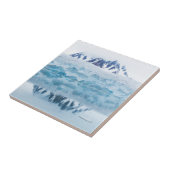 Gletscherreflektionen, Norwegen Fliese (Seite)