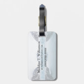 Gletscherreflektionen, Norwegen Gepäckanhänger (Rückseite vertikal)