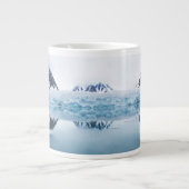 Gletscherreflektionen, Norwegen Jumbo-Tasse (Vorderseite)