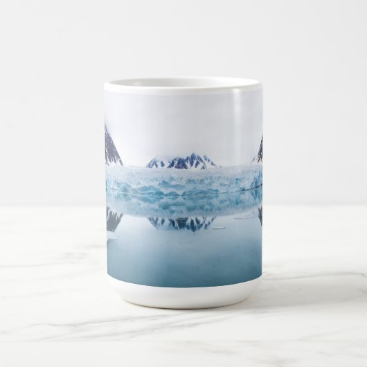 Gletscherreflektionen, Norwegen Kaffeetasse (Mittel)