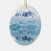 Gletscherreflektionen, Norwegen Keramik Ornament (Rechts)