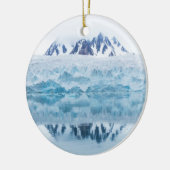 Gletscherreflektionen, Norwegen Keramik Ornament (Links)