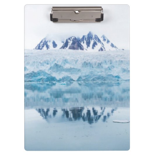 Gletscherreflektionen, Norwegen Klemmbrett (Vorderseite)