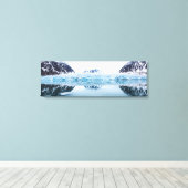 Gletscherreflektionen, Norwegen Leinwanddruck (Insitu (Holzboden))