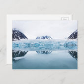 Gletscherreflektionen, Norwegen Postkarte (Vorne/Hinten)