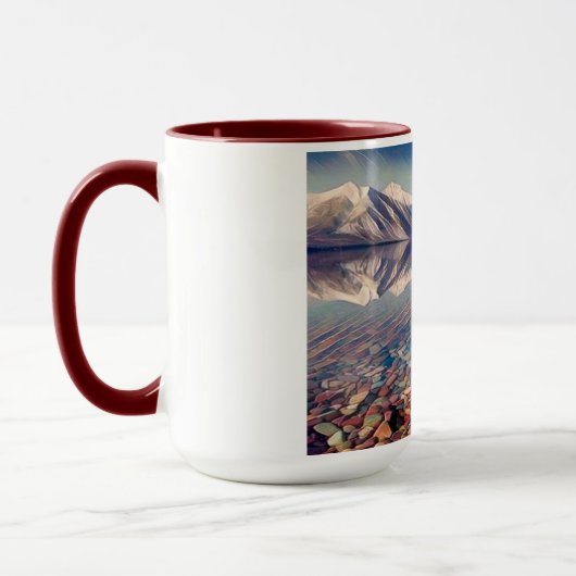 Gletscherreflektionen Tasse des McDonald-Sees (Links)