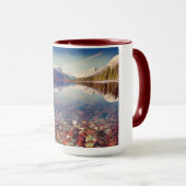 Gletscherreflektionen Tasse des McDonald-Sees (VorderseiteRechts)