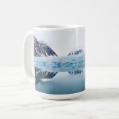 Gletscherreflexionen, Norwegen Kaffeetasse (Vorderseite Links)