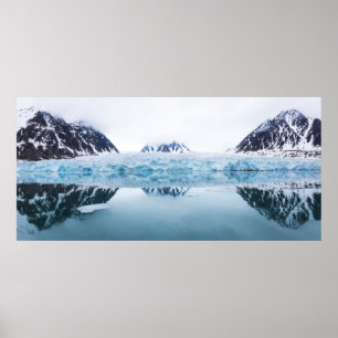 Gletscherreflexionen, Norwegen Poster