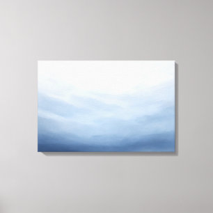 Gletscherschleier Soft Powder Wash Canvas Print Leinwanddruck