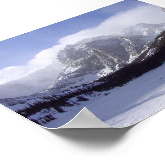 Gletscherschlucht Poster (Ecke)