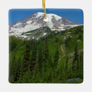 Gletscherschmelze am Mount Rainier Keramikornament