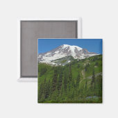 Gletscherschmelze am Mount Rainier Magnet (Vorderseite/Rückseite)