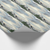 Gletscherschnee Geschenkpapier (Ecke)