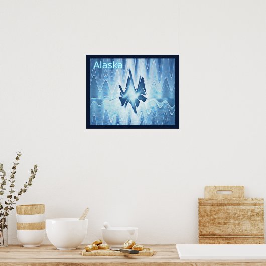 Gletschersee - Alaska Poster (Küche)