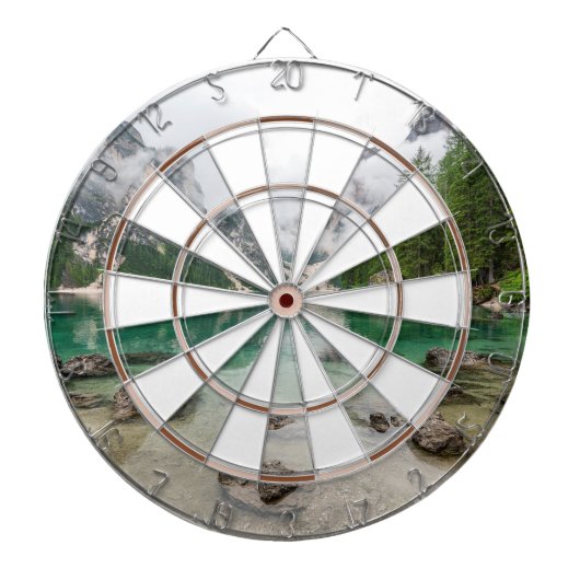 Gletschersee im Rocky Mountains Dartscheibe (vorne)