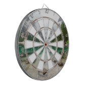 Gletschersee im Rocky Mountains Dartscheibe (Vorderseite Links)