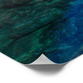 Gletschersee in Norwegen Poster (Ecke)