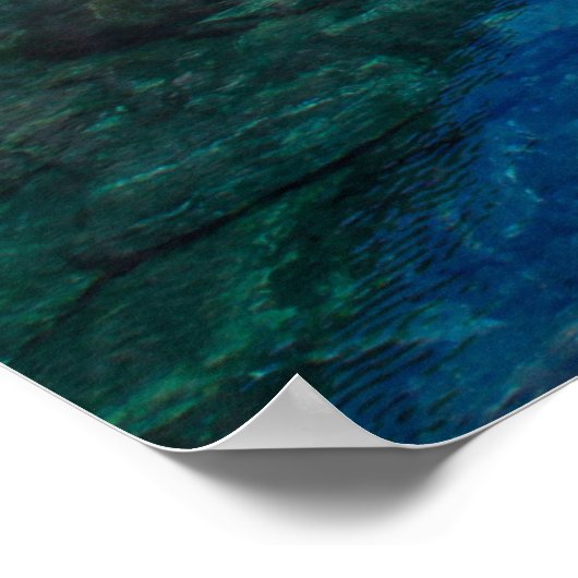 Gletschersee in Norwegen Poster (Ecke)