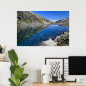 Gletschersee in Norwegen Poster (Heimbüro)
