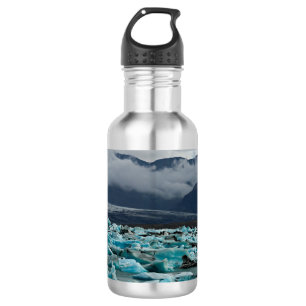 Gletschersee Jokulsarlon - Island Edelstahlflasche