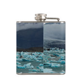 Gletschersee Jokulsarlon - Island Flachmann (Rückseite)