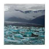 Gletschersee Jokulsarlon - Island Fliese (Vorderseite)