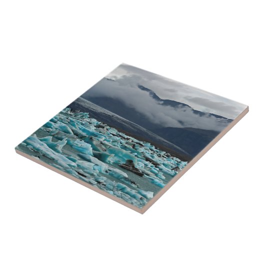 Gletschersee Jokulsarlon - Island Fliese (Seite)