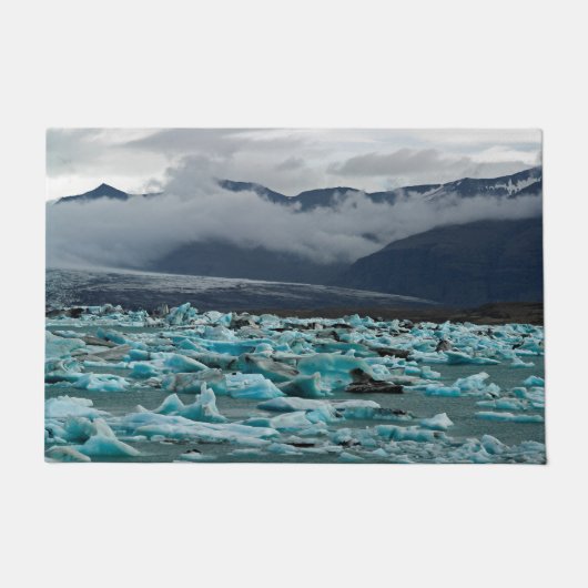 Gletschersee Jokulsarlon - Island Fußmatte (Vorderseite)