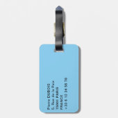 Gletschersee Jokulsarlon - Island Gepäckanhänger (Rückseite vertikal)