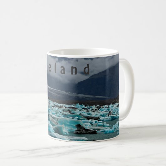 Gletschersee Jokulsarlon - Island Kaffeetasse (VorderseiteRechts)