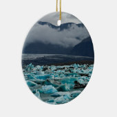 Gletschersee Jokulsarlon - Island Keramik Ornament (Rechts)