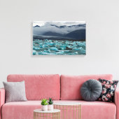 Gletschersee Jokulsarlon - Island Leinwanddruck (Insitu (Wohnzimmer))