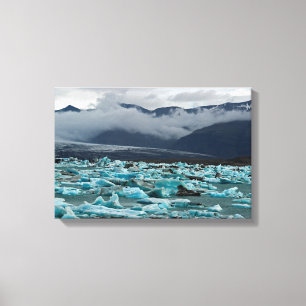 Gletschersee Jökulsárlón - Island Leinwanddruck