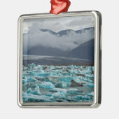 Gletschersee Jokulsarlon - Island Ornament Aus Metall (Links)
