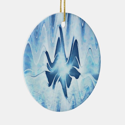 Gletschersee Keramikornament (Rechts)