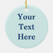 Gletschersee Keramikornament (Hinten)