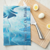 Gletschersee Küchentuch (Viertel Falte)