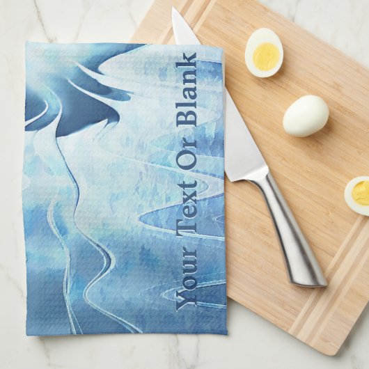 Gletschersee Küchentuch (Viertel Falte)