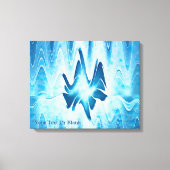 Gletschersee Leinwanddruck (Vorderseite)