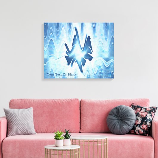 Gletschersee Leinwanddruck (Insitu (Wohnzimmer))