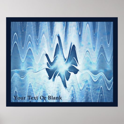 Gletschersee Poster (Vorne)