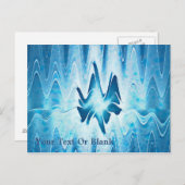 Gletschersee Postkarte (Vorne/Hinten)