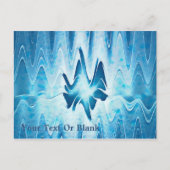 Gletschersee Postkarte (Vorderseite)