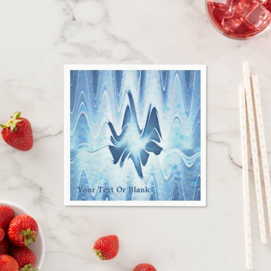 Gletschersee Serviette (Beispiel)