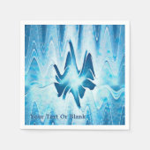 Gletschersee Serviette (Vorderseite)