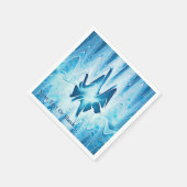 Gletschersee Serviette (Ecke)