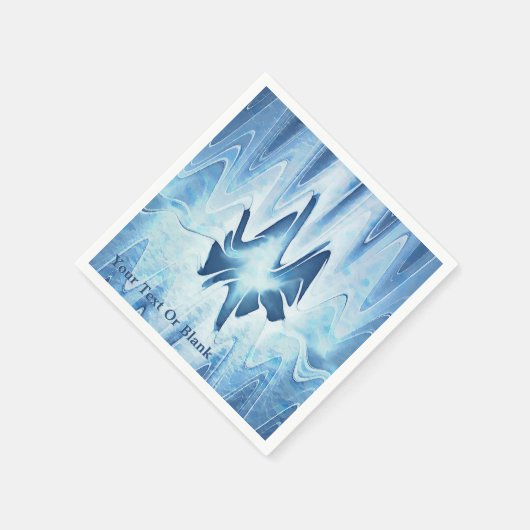 Gletschersee Serviette (Ecke)