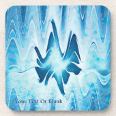 Gletschersee Untersetzer (Vorderseite)